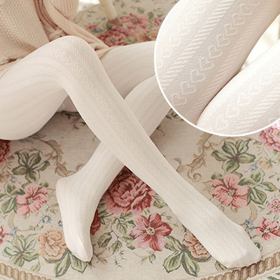 taobao agent -Panan-soft girl is 140d milk white three-dimensional love velvet pantyhose pantyhose spring and autumn