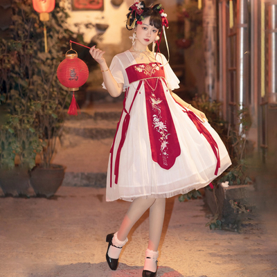 taobao agent Hanfu, dress, Lolita style, flowered
