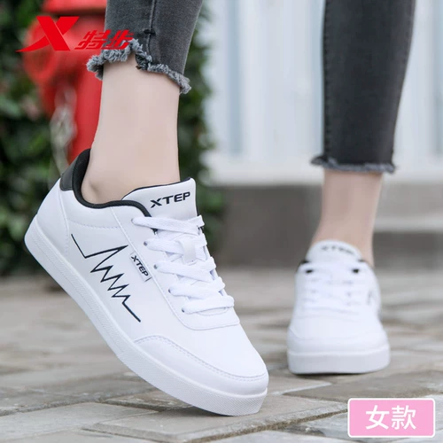 Xtep, зимние кроссовки, белая обувь, демисезонная повседневная обувь, спортивная обувь