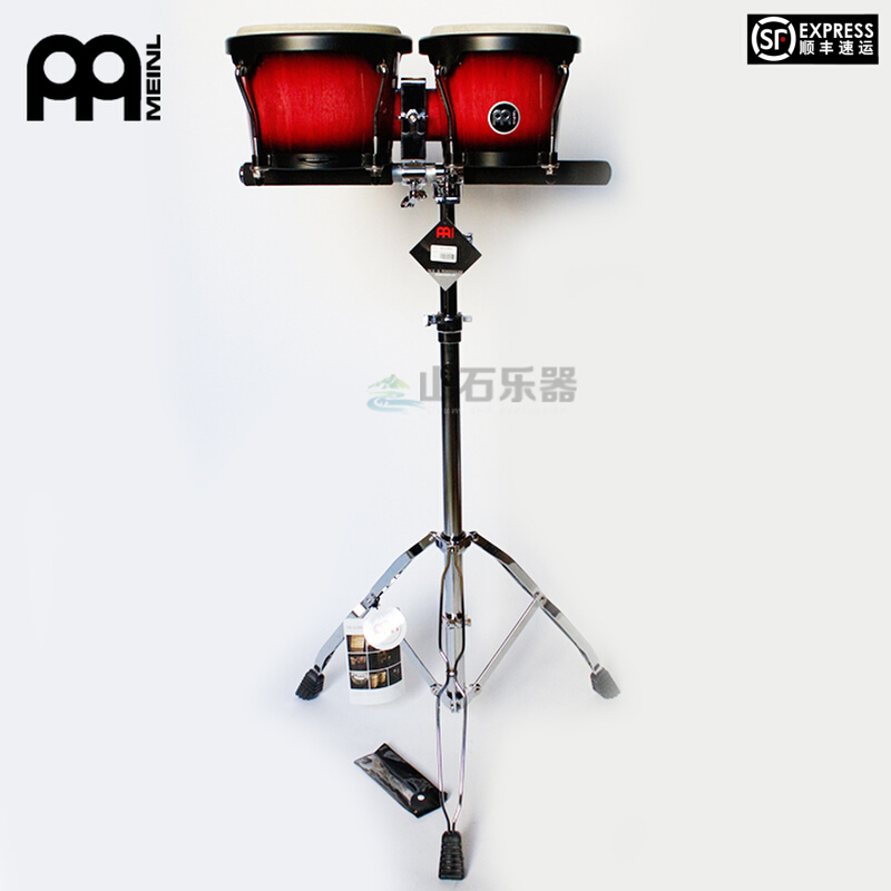 Meinl Percussion Stand with Padded T-Shaped Tube for Added Stability-NOT Made in China-Double Braced Tripod Legs 2-Year Warranty Fits All Common Bongos TMB 
