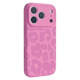 Soft Pink Leopard Print Silicone Magsafe Phone Case for iPhone 17, 16, 15, 14 and 13