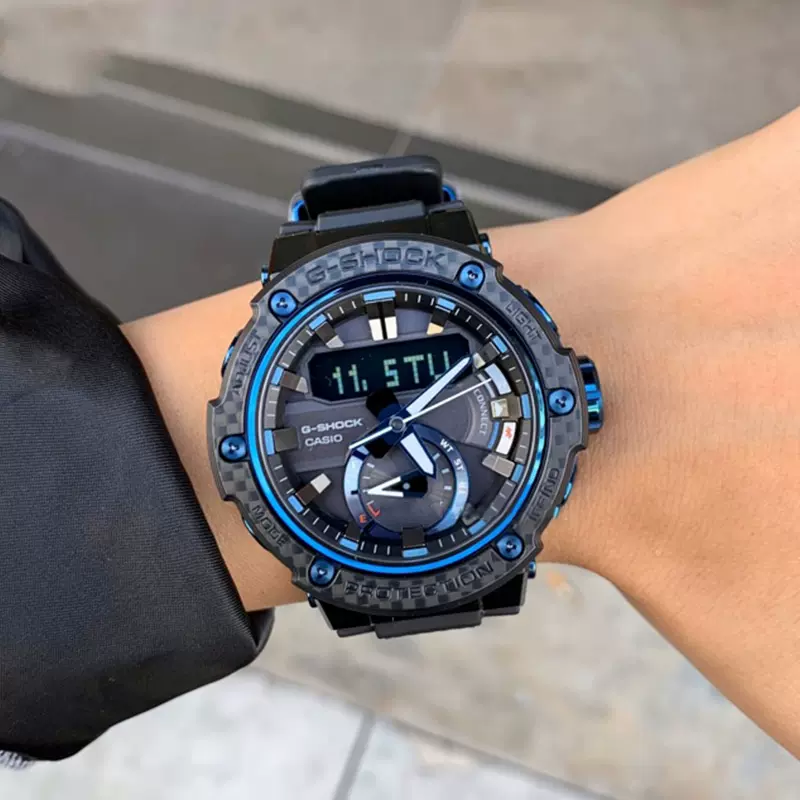 卡西欧手表G-SHOCK GST-B200X-1A2/1A9/B100X/D/B太阳能蓝牙男表-Taobao