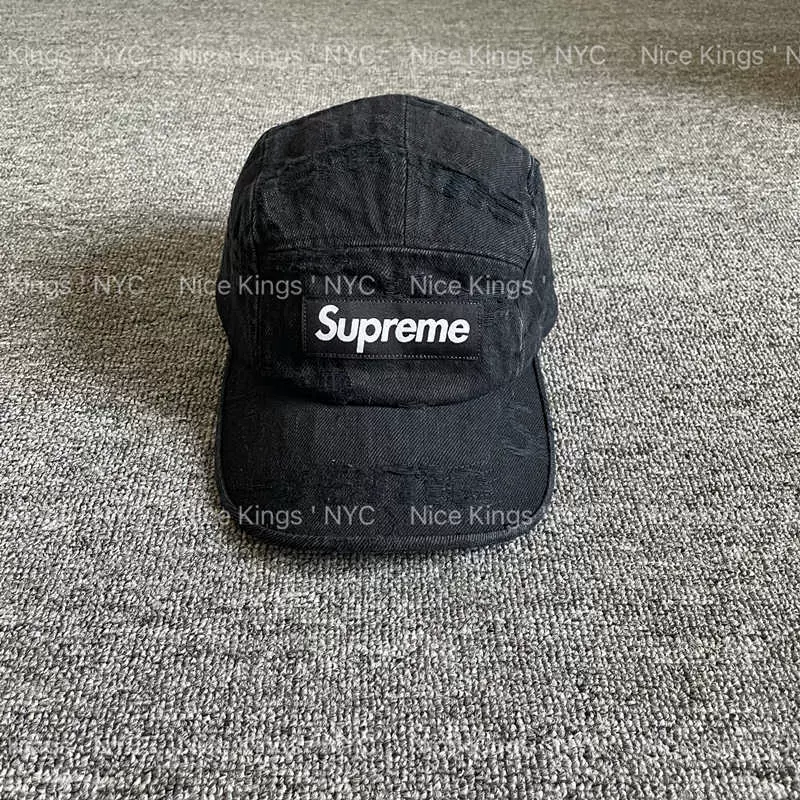 现货】Supreme 20FW Washed Chino Twill Camp Cap 皮扣露营帽子-Taobao