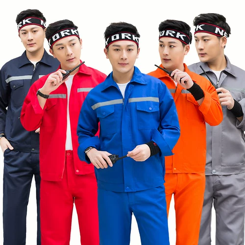 Светоотражающий комплект для работы, осенний износостойкий лонгслив, делается под заказ