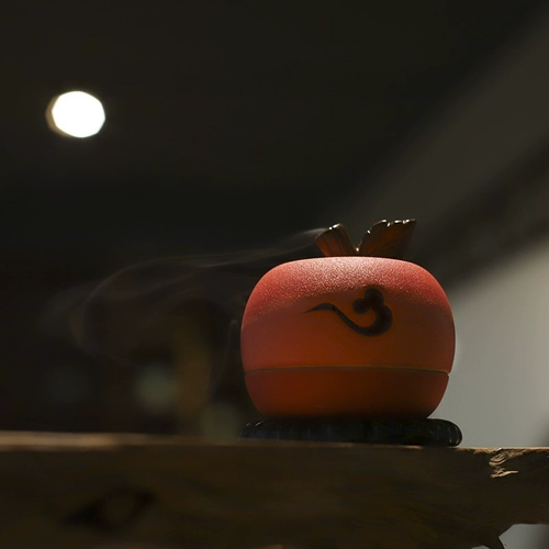 Apple, креативная курильница для благовоний из сандалового дерева, аромалампа, из алойного дерева