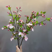 Качественные реалистичные элегантные декоративные цветы для гостиной, в цветочек