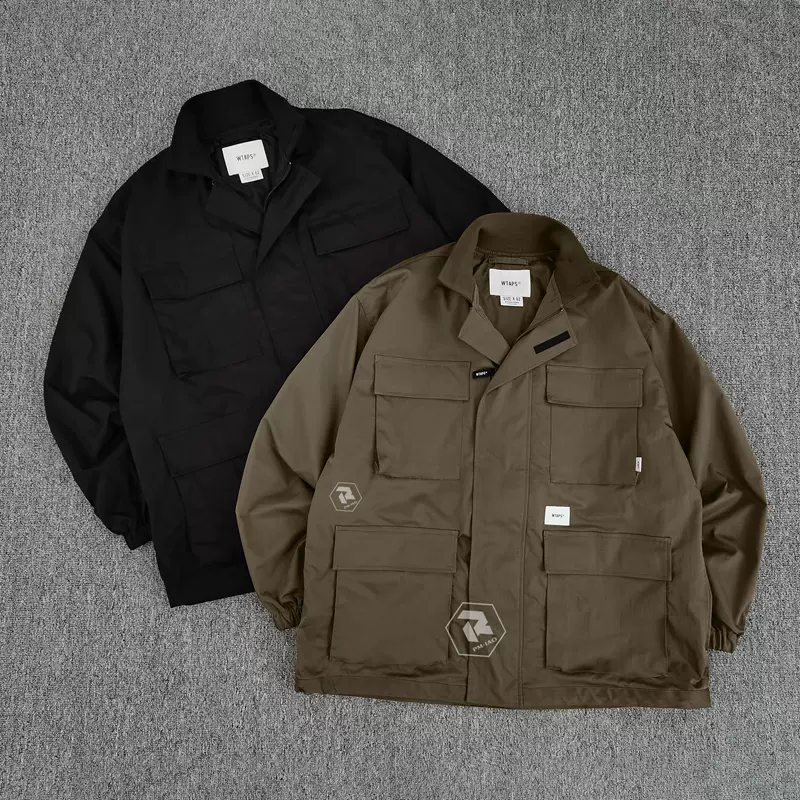 飄渺現貨WTAPS WFS JACKET NYCO TUSSAH防水軍事飛行夾克外套20AW-Taobao