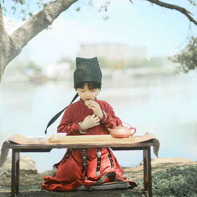 taobao agent Chinese style child boy ancient style boys Tang Yuanling large release, recovery, traditional regular Tang Feng Hanfu