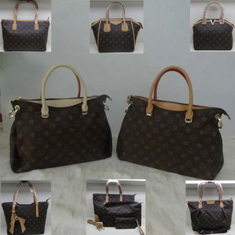 萨米璐女包2016新款专柜正品手提斜挎包包老花撞色包包杏黄色包包