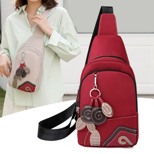 Сумка через плечо для отдыха, маленькая сумка на одно плечо, рюкзак, шоппер, коллекция 2023, ткань оксфорд