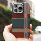 Phone Cases Covers Alpine Mountain Pixel Carbon Fiber Pattern MagSafe Matte Slim Fit iPhone 15, iPhone 14, iPhone 13, iPhone 12,
