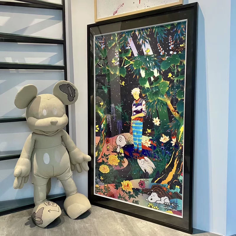 [На складе】Snoopy x Тинь Чжи Чан выставка Snoopy Charlie Brown полотенце для ванны]