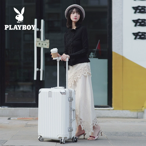 Playboy, универсальный чемодан для путешествий на колесиках, коробка, 20 дюймов