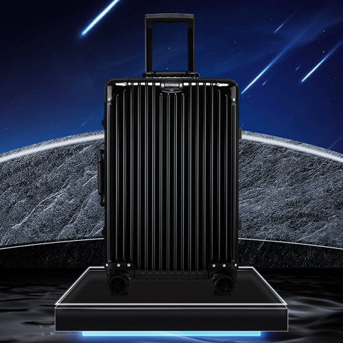 Металлический универсальный высококачественный чемодан подходит для мужчин и женщин, коробка, алюминиево-магниевый сплав, 24 дюймов