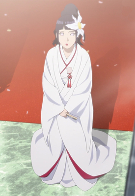 taobao agent [Yifangge] Custom!Naruto's final words Naruto/Hina wedding dress white kimono cos