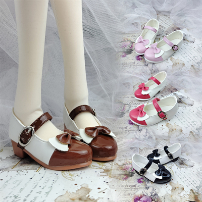 taobao agent 【Spot goods】BJD SD3: 4 points of doll shoes versatile bow leather shoes with princess shoes 1/4 1/3