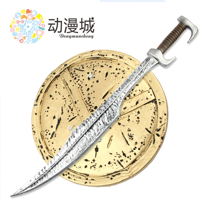 taobao agent Sparta 300 Warriors Shield Simulation Simpling Sword Weapon Spartan Sword Children's Toys Prop Soft Platin
