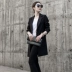Blazer phụ nữ 2021 tính khí đi làm Phiên bản Hàn Quốc của phụ nữ mỏng và mỏng tính khí áo cánh phụ nữ dài vừa phải phù hợp với phụ nữ - Business Suit Business Suit