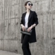 Blazer phụ nữ 2021 tính khí đi làm Phiên bản Hàn Quốc của phụ nữ mỏng và mỏng tính khí áo cánh phụ nữ dài vừa phải phù hợp với phụ nữ - Business Suit