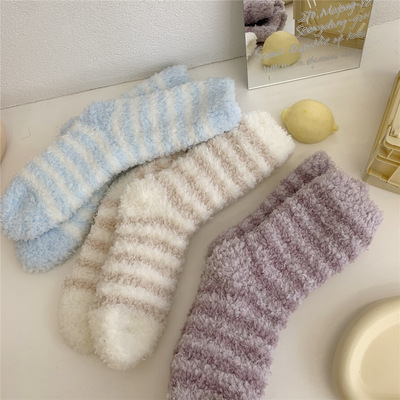 taobao agent Demi-season keep warm spring velvet Japanese socks, increased thickness