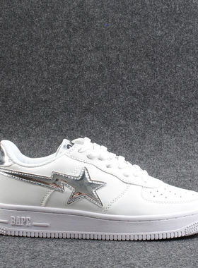 bape sta 经典款af1全黑闪电星板鞋休闲鞋原宿猿人头潮牌男鞋原盒