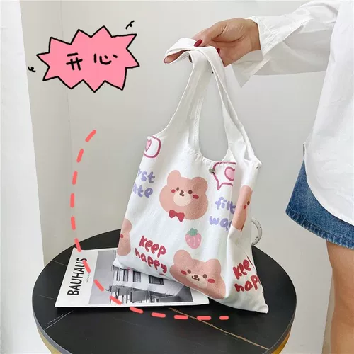 Брендовый оригинальный милый японский жилет для отдыха, портативная сумка на одно плечо, с медвежатами