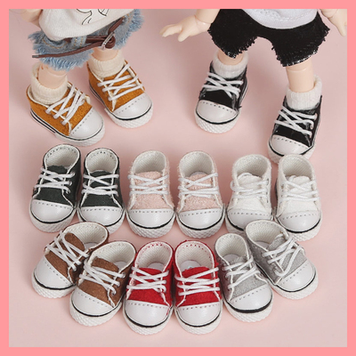 taobao agent OB11 GSC Molly YMY P9P10 BJD12 Pennis Sugar Baby Shoes Sports canvas shoes