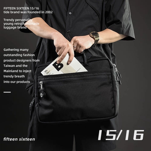 Нейлоновый портативный ноутбук, сумка через плечо, сумка на одно плечо, 16, бизнес-версия