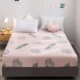 Khăn trải giường bằng vải cotton đơn mảnh trải giường 1,5 mét 1,8 tấm gấp đôi tấm chống trượt Simmons nệm bảo vệ - Trang bị Covers
