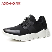 Aokang Broken Code Cleansing Fashion Sports Leisure Мужская обувь Black 38 39