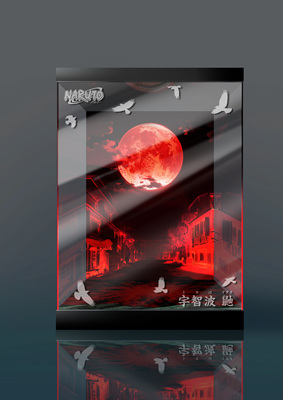 taobao agent [Can't move] Naruto Ninja Organization Uchiha Itachi Tu Village scene LED display box
