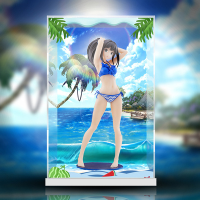 taobao agent 【Move】Glasses Factory Idol Master Cinderella Rebel Swimsuit Scenery Exhibition Box Pre -sale