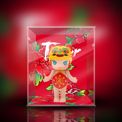 taobao agent 【Move】Popmart Bubble Molly Molly Shenyang Tiger Stamp Special Display Box