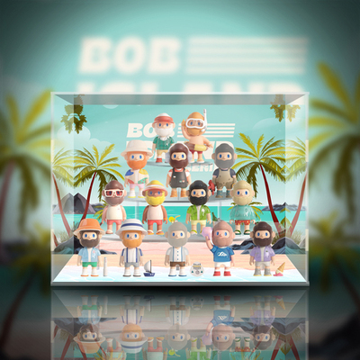 taobao agent 【Move】Find unicorn BOB5 generation island series tide -playing blind box special display box
