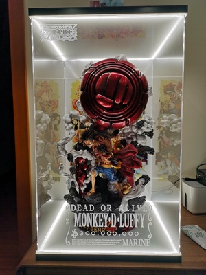 taobao agent 【Move】F3 Fourth Gate Luffy One Piece Ape King Gun Limited GK statue hand -made display box