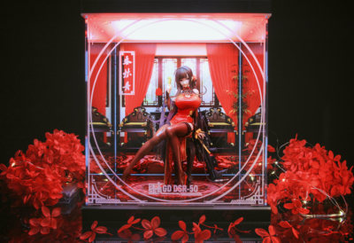 taobao agent [Can't move] PHAT! Girl frontline DSR-50 red peony special display box