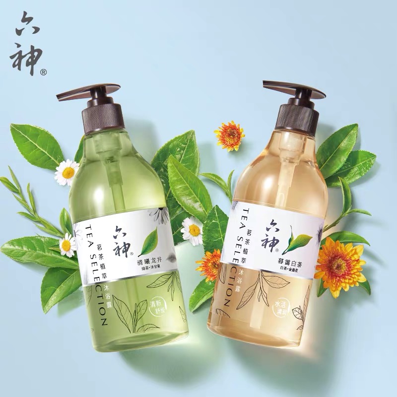 六神 茗茶植萃沐浴露 475ml*2瓶 聚划算多重优惠折后￥25.92包邮 清曦龙井、午日滇红、暮霭白茶可选 返￥5猫超卡 88VIP会员还可95折