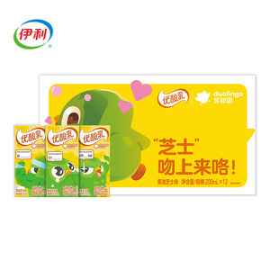 伊利优酸乳黄油芝士味200ml*12盒