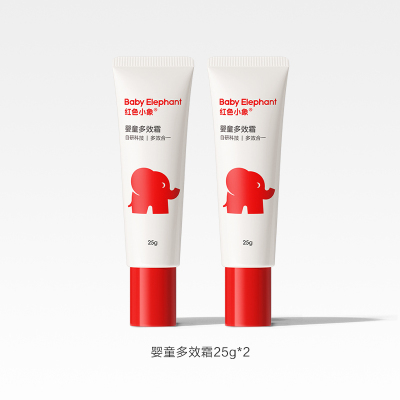 红色小象婴童多效面霜