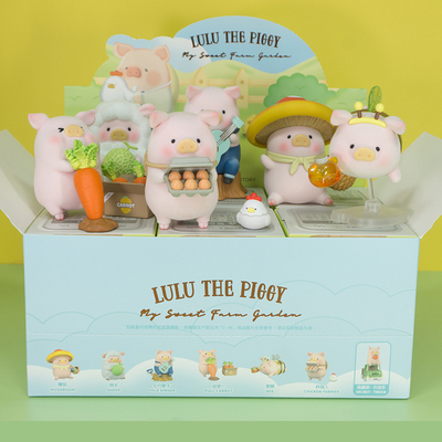 taobao agent Genuine canned Lulu Pig Farm Series Surrounding Cute Girl Cartoon Animal Gift Swing Blind Blind Blood Box