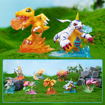 taobao agent Genuine Digimon Big Adventure Skills Performing Martial Arts Gifts Anime Surrounding Blind Box Slayer