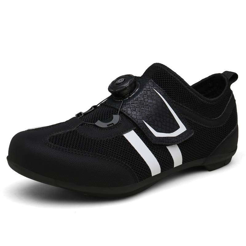 Elementary and middle school riding shoes for boys and girls, thin non-lace Velcro bicycle lockless mountain bike shoes summer