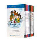 One Story A Day小学版365个英语天天故事培养孩子的英文原版绘本耳朵小初中学生睡前onestory爱的夜一天一个晚安故事onestoryaday