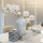 Новая китайская керамическая ваза, цветочная композиция, украшение из сухих цветов, креативная современная гостиная, винный шкаф, крыльцо, цветочное украшение для дома mini 0