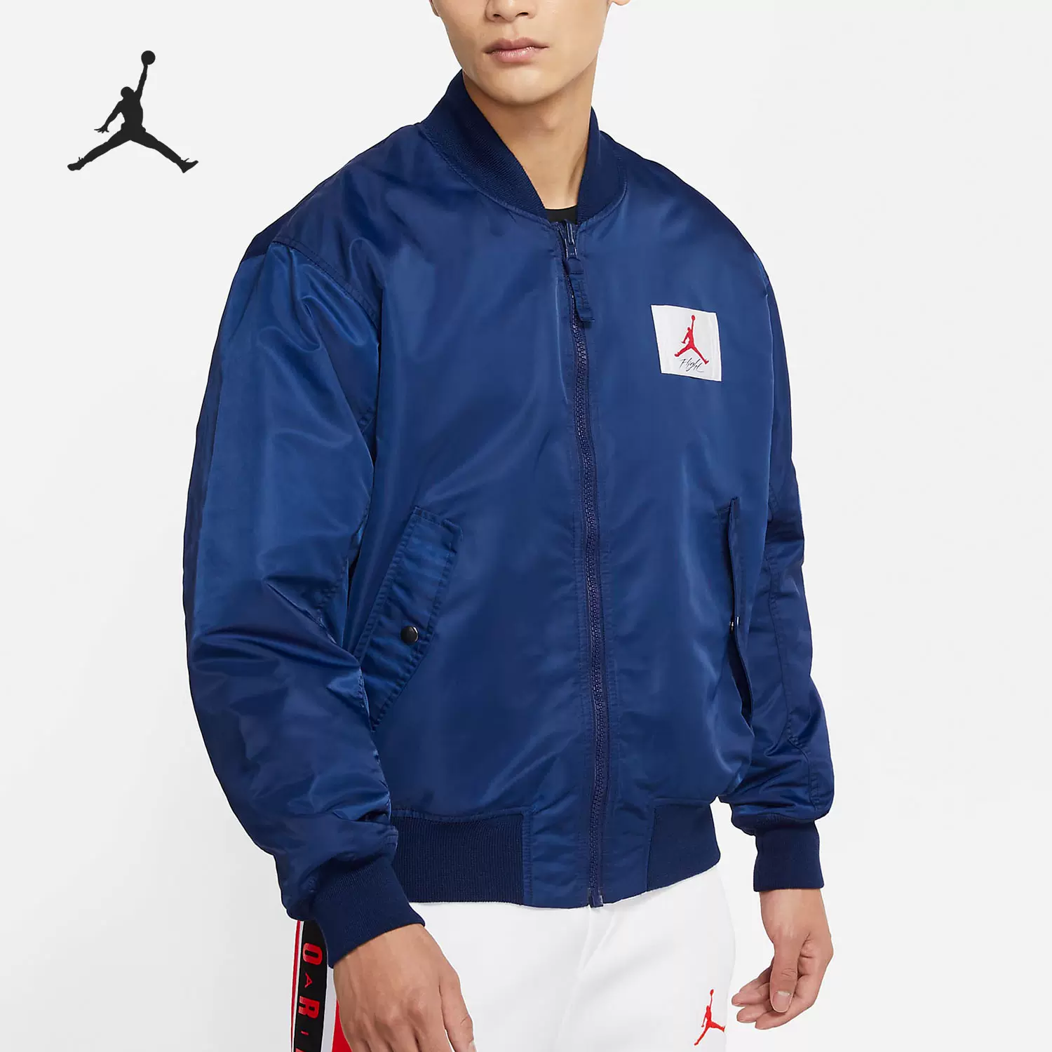 Nike/耐克正品JORDAN FLIGHT MA-1 男子休閒夾克外套CV2243-010-Taobao