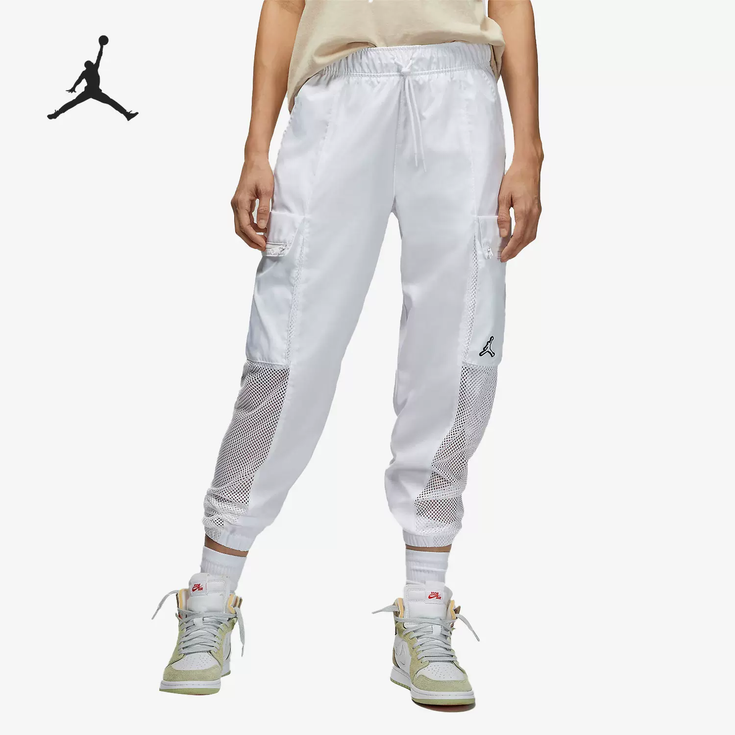 Nike/耐克官方正品JORDAN新款女子运动梭织工装长裤DO5055-100-Taobao