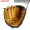 12,5 - дюймовая кожаная правая рука L (доставка бейсбола) BBG005PVC
