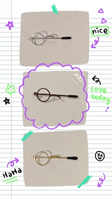 taobao agent BJD baby uses unilateral glasses glazed mirror 3 minutes, 4 minutes, 6 points, 6 points,