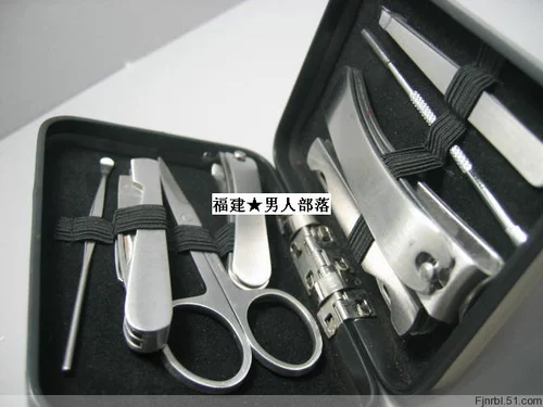 Фуцзяйский мужской магазин сокровищ из нержавеющей стали, набор изысканного железного ящика A05