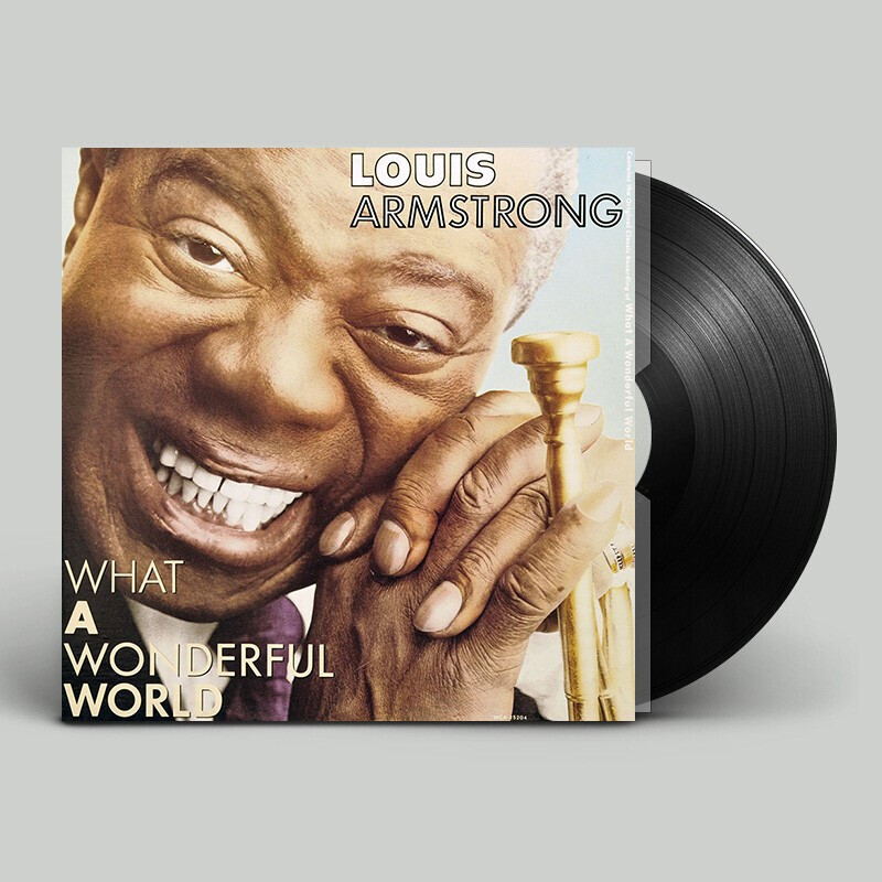 正版 Louis Armstrong 阿姆斯特朗 美妙世界 LP黑胶唱片 爵士专辑 Изображение 1